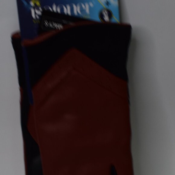 ISOTONER genuine leather smart touch WOMEN GLOVES‎ SZ L/XL - Picture 3 of 7